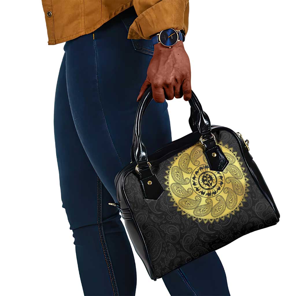 Eritrea African Tribal Mix Paisley Pattern Shoulder Handbag Chest Arm Tattoo