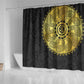 Eritrea African Tribal Mix Paisley Pattern Shower Curtain Chest Arm Tattoo