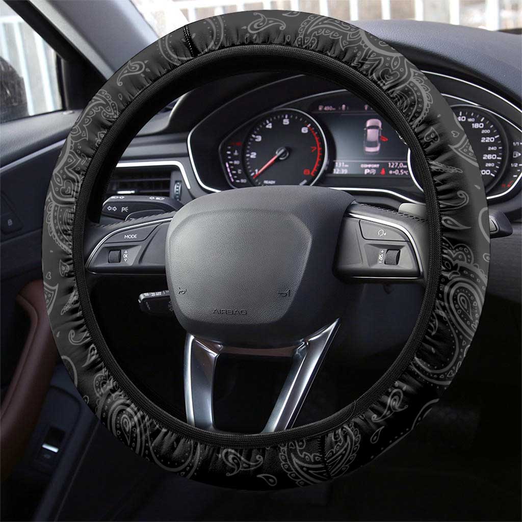 Eritrea African Tribal Mix Paisley Pattern Steering Wheel Cover Chest Arm Tattoo