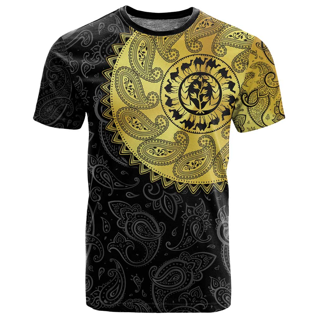 Eritrea African Tribal Mix Paisley Pattern T shirt Chest Arm Tattoo