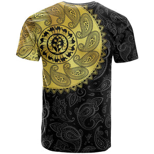Eritrea African Tribal Mix Paisley Pattern T shirt Chest Arm Tattoo