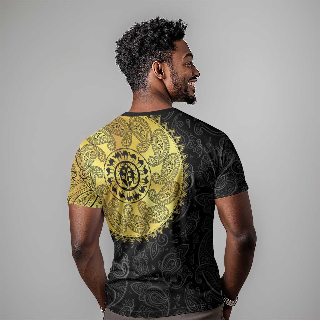 Eritrea African Tribal Mix Paisley Pattern T shirt Chest Arm Tattoo