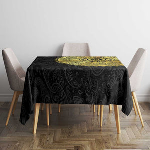 Eritrea African Tribal Mix Paisley Pattern Tablecloth Chest Arm Tattoo