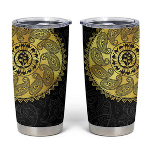 Eritrea African Tribal Mix Paisley Pattern Tumbler Cup Chest Arm Tattoo