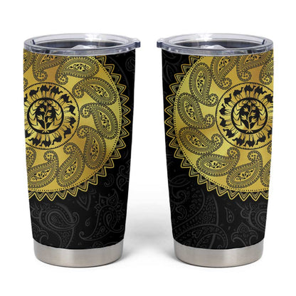 Eritrea African Tribal Mix Paisley Pattern Tumbler Cup Chest Arm Tattoo