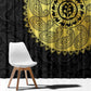 Eritrea African Tribal Mix Paisley Pattern Window Curtain Chest Arm Tattoo