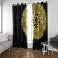 Eritrea African Tribal Mix Paisley Pattern Window Curtain Chest Arm Tattoo
