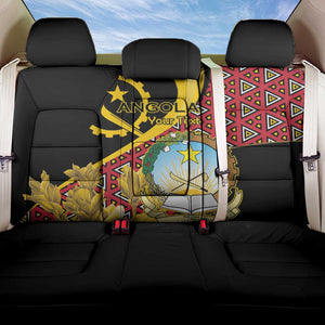 Personalized República de Angola Back Car Seat Cover Coat Of Arms With Map