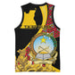 Personalized República de Angola Basketball Jersey Coat Of Arms With Map - African Pride