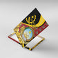 Personalized República de Angola Canvas Wall Art Coat Of Arms With Map