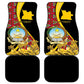 Personalized República de Angola Car Mats Coat Of Arms With Map