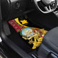 Personalized República de Angola Car Mats Coat Of Arms With Map