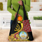 Personalized República de Angola Grocery Bag Coat Of Arms With Map