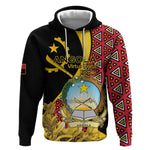 Personalized República de Angola Hoodie Coat Of Arms With Map