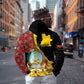 Personalized República de Angola Hoodie Coat Of Arms With Map