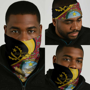 Personalized República de Angola Neck Gaiter Coat Of Arms Map LT15