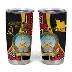 Personalized República de Angola Tumbler Cup Coat Of Arms With Map