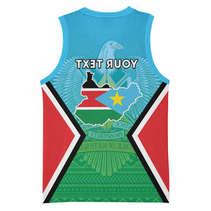 Personalised South Sudan Basketball Jersey Coat Of Arms - Happy Independence Day - African Pride