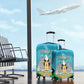 Personalised South Sudan Luggage Cover Coat Of Arms - Happy Independence Day