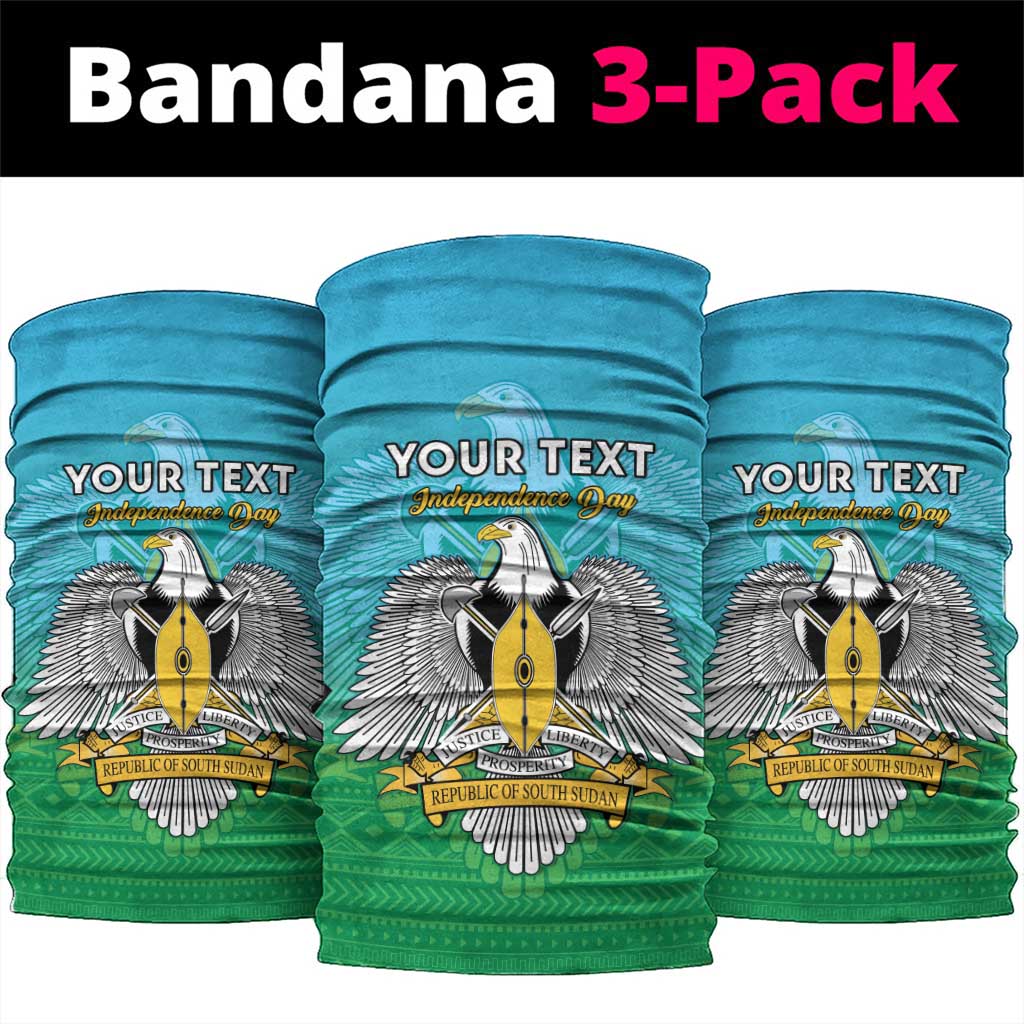 South Sudan Neck Gaiter Coat Of Arms - Happy Independence Day - African Pride