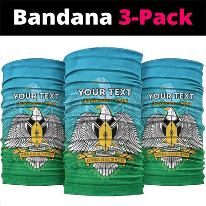 South Sudan Neck Gaiter Coat Of Arms - Happy Independence Day - African Pride