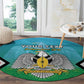 Personalised South Sudan Round Carpet Coat Of Arms - Happy Independence Day