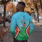 Personalised South Sudan Sweatshirt Coat Of Arms - Happy Independence Day