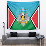 Personalised South Sudan Tapestry Coat Of Arms - Happy Independence Day