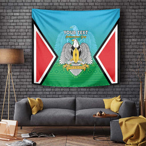 Personalised South Sudan Tapestry Coat Of Arms - Happy Independence Day
