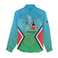 Personalised South Sudan Women Casual Shirt Coat Of Arms - Happy Independence Day LT15