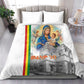 Melkam Gena Ethiopia Bedding Set Saint Mary Lalibela Churches