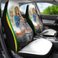 Melkam Gena Ethiopia Car Seat Cover Saint Mary Lalibela Churches