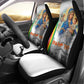 Melkam Gena Ethiopia Car Seat Cover Saint Mary Lalibela Churches