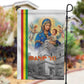 Melkam Gena Ethiopia Garden Flag Saint Mary Lalibela Churches