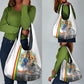 Melkam Gena Ethiopia Grocery Bag Saint Mary Lalibela Churches
