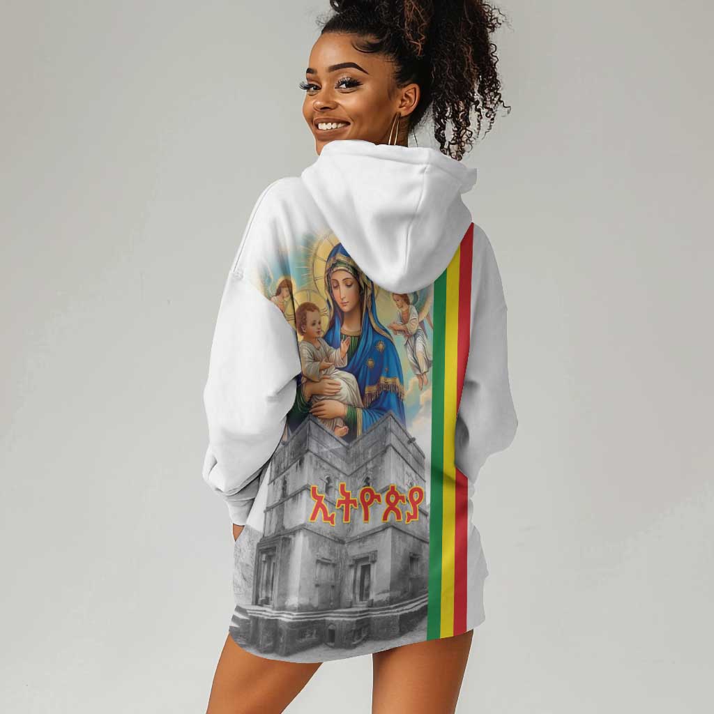 Melkam Gena Ethiopia Hoodie Dress Saint Mary Lalibela Churches