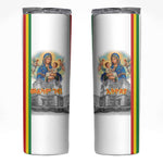 Melkam Gena Ethiopia Skinny Tumbler Saint Mary Lalibela Churches