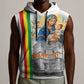 Melkam Gena Ethiopia Sleeveless Hoodie Saint Mary Lalibela Churches - African Pride