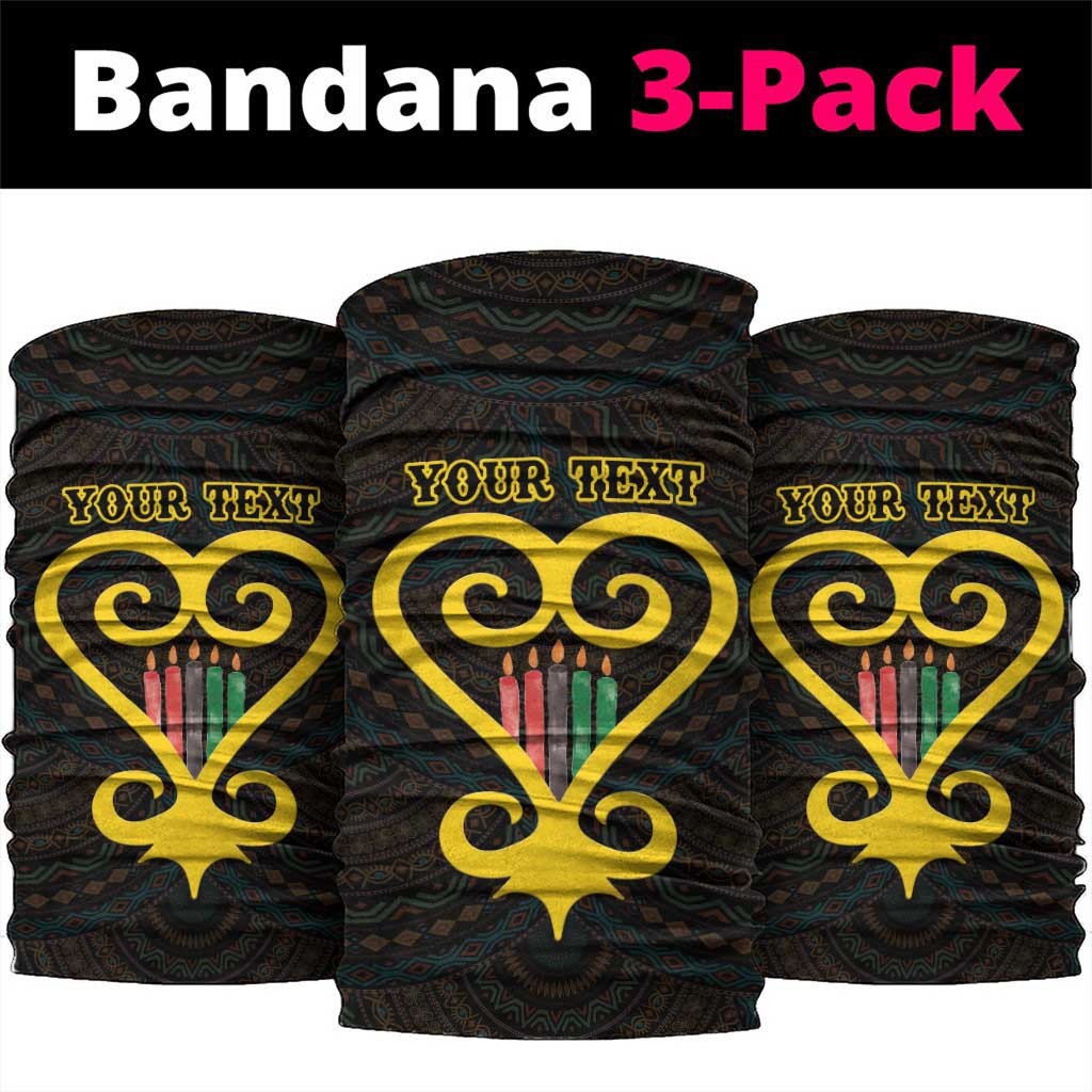 Personalized  African-American Black Love Day Neck Gaiter Sankofa Heart - Nya Akoma LT15