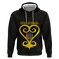 Personalized  African-American Black Love Day Zip Hoodie Sankofa Heart - Nya Akoma