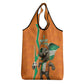 Custom Afro Ivory Coast Football Grocery Bag Go Champions