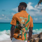 Custom Afro Ivory Coast Football Hawaiian Shirt Go Champions