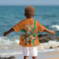 Custom Afro Ivory Coast Football Kid Hawaiian Shirt Go Champions