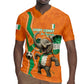 Custom Afro Ivory Coast Football Rugby Jersey Go Champions