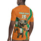 Custom Afro Ivory Coast Football Rugby Jersey Go Champions