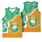 Personalized Afro Ivory Coast Basketball Jersey Coat Of Arms With Kente Pattern - African Pride
