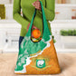 Personalized Afro Ivory Coast Grocery Bag Coat Of Arms With Kente Pattern