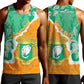 Personalized Afro Ivory Coast Men Tank Top Coat Of Arms With Kente Pattern
