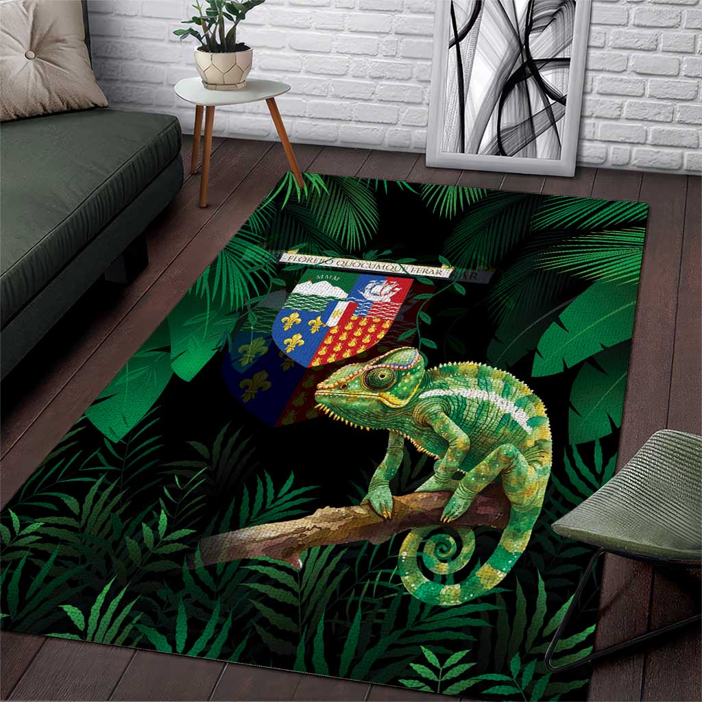 Reunion Island Area Rug Furcifer Pardalis