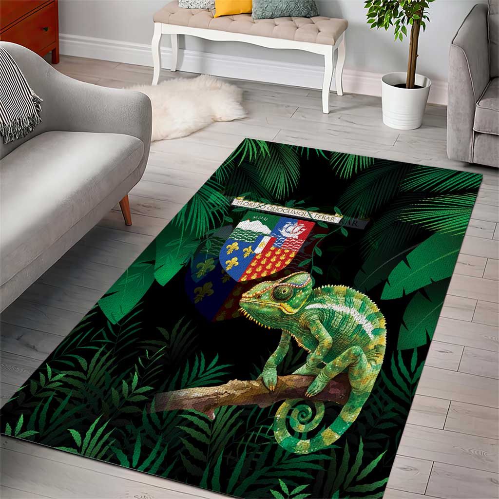 Reunion Island Area Rug Furcifer Pardalis